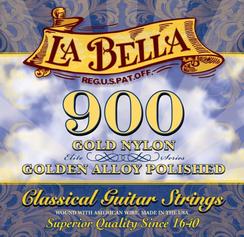 LaBella 900 Gold Nylon classical guitar strings