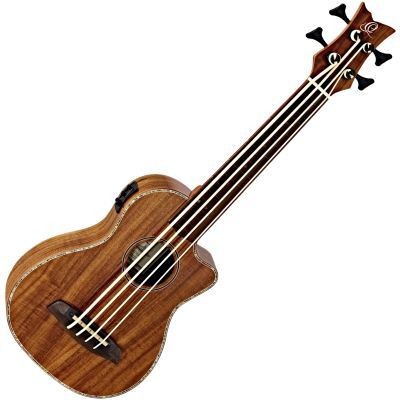 Ortega Caiman FL bass ukulele
