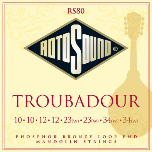 Rotosound RS80 mandolin strings 10-32