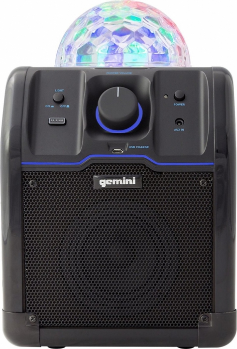 Gemini MPA500 Bluetooth Party Speaker Light Show DJ Disco Sound System