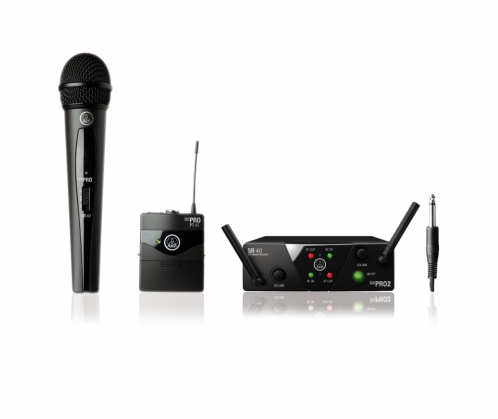 AKG WMS40 mini dual Mix Set US25 A/C dual wireless microphone system