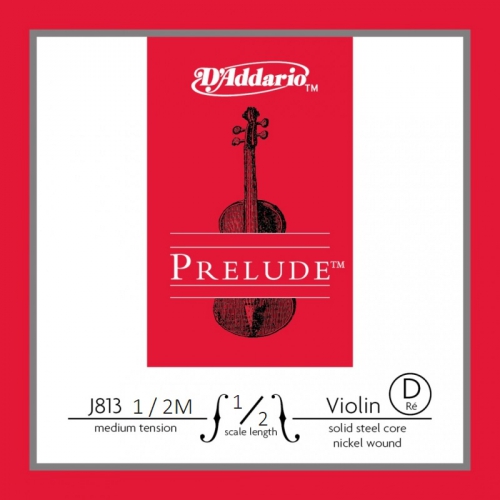 D′Addario Prelude J-813 D 1/2 violin string