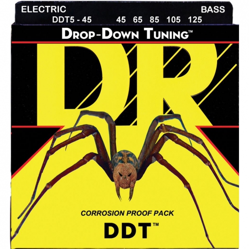 DR DDT-45 Drop-Down Tuning bass guitar strings 45-105