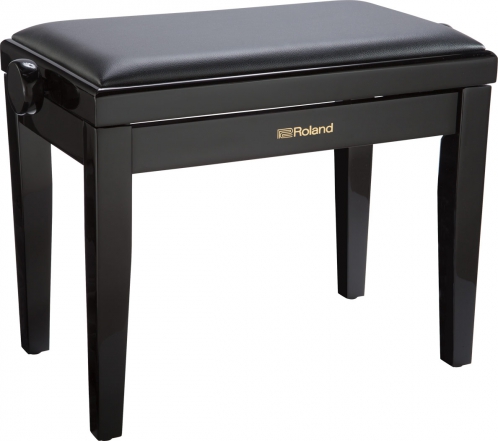 Roland RPB-200PE-EU piano bench, black gloss, vinyl seat
