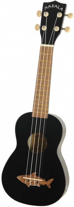 Kala Makala Shark soprano ukulele, black