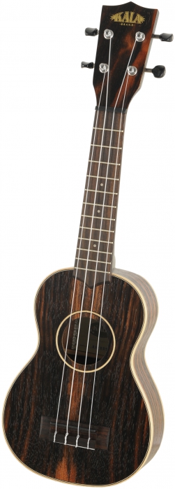 Kala Ebony soprano ukulele with cover