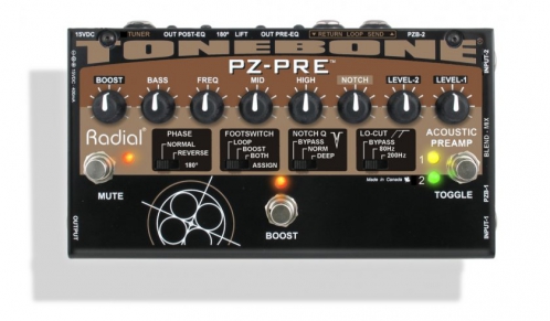 Radial PZ Pre Tonebone acoustic preamplifier (b-stock)