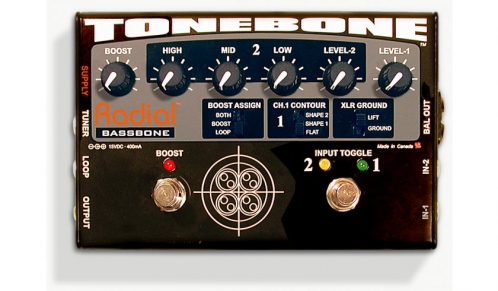 Radial Tonebone Bassbone OD bass guitar preamp