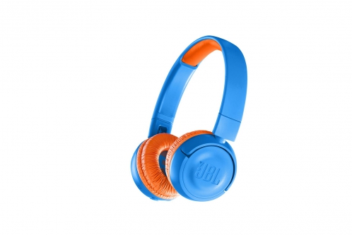 JBL JR300 Bluetooth headphones for kids, blue