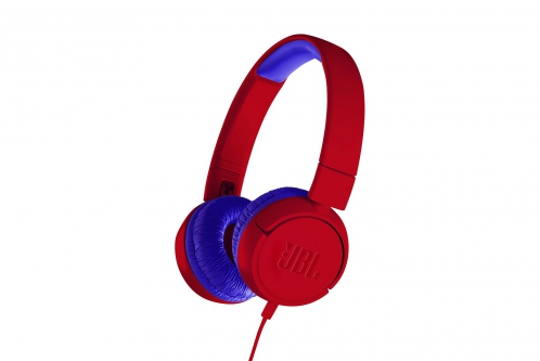 JBL JR300 headphones for kids, red