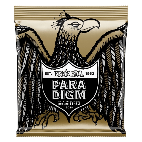 Ernie Ball 2088 Paradigm 80/20 Bronze acoustic guitar strings 11-52