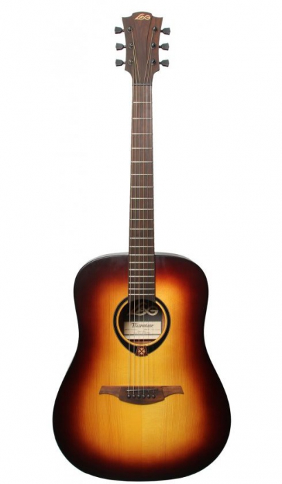 Lag GLA-T70A BRB Brown Burst Tramontane acoustic guitar