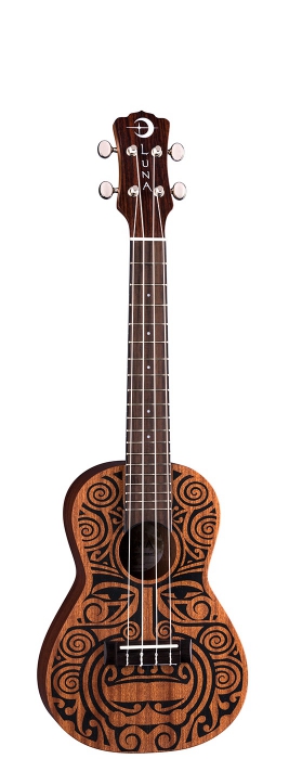 Luna Tribal Mahogany concert ukulele