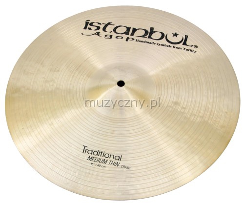 Istanbul 17″ Med.Thin Crash cymbal