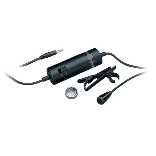 Audio Technica ATR 3350 IS condenser microphone with headphone input (B-stock)