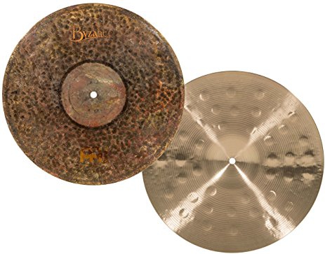 Meinl Cymbals B15EDMTH cymbal 15″ hihat pair meinl byzance, medium thin extra dry