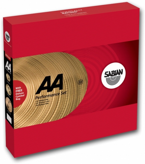 Sabian 14″16″ 18″ 20″ AA 25005G cymbal set