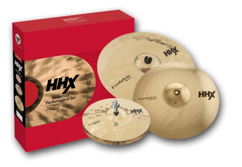 Sabian HHX Evolution Performance Set 14′′hi-hat, 16′′crash, 20′′ride + 18′′Ozone crash