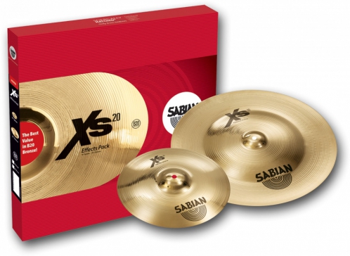 Sabian XS20 Effects Pack 10″ Slash, 18″ China cymbal set