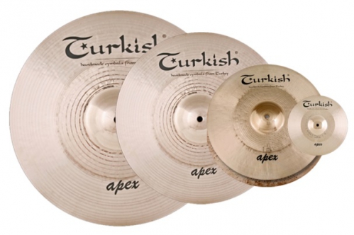 Turkish Apex Set (8″SP, 14″HH, 17″CR, 21″RD) cymbal set