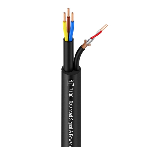 Adam Hall Cables 7130 Power & Signal Cable 2 x 0.22 mm² + 3 x 1.5 mm²