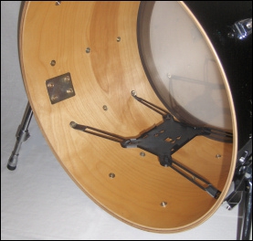 Kelly Shu Flatz Bass Drum Mount B91 microphone shock mount
