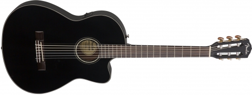 Fender CN 140 SCE BLK WC electric acoustic guitar