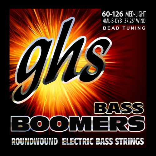 GHS Bass Boomers - Bass String Set, 4-String, Medium Light, .060-.126, BEAD Tuning