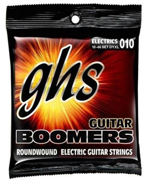 GHS Dynamite Guitar Boomers - Electric Guitar String Set, Extra Light, .010-.046