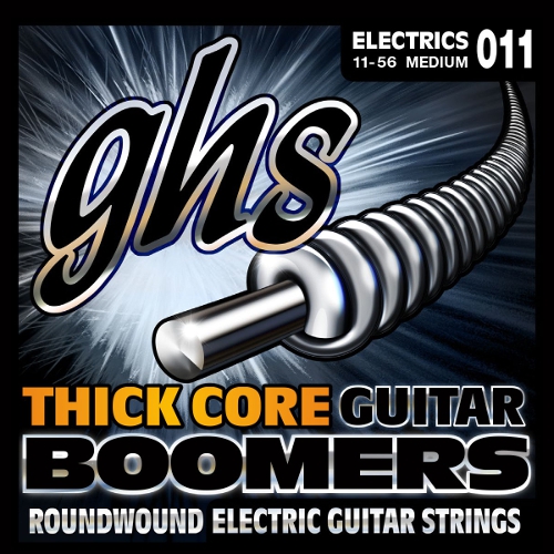 GHS Thick Core  Guitar Boomers - Electric Guitar String Set, Medium, .011-.056