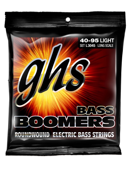 GHS Bass Boomers - Bass String Set, 4-String, Light, .040-.095