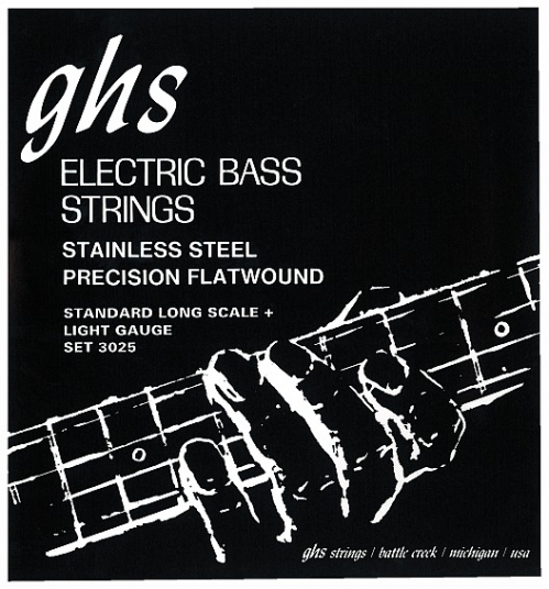 GHS Precision Flatwound - Bass String Set, 4-String, Light, .045-.095