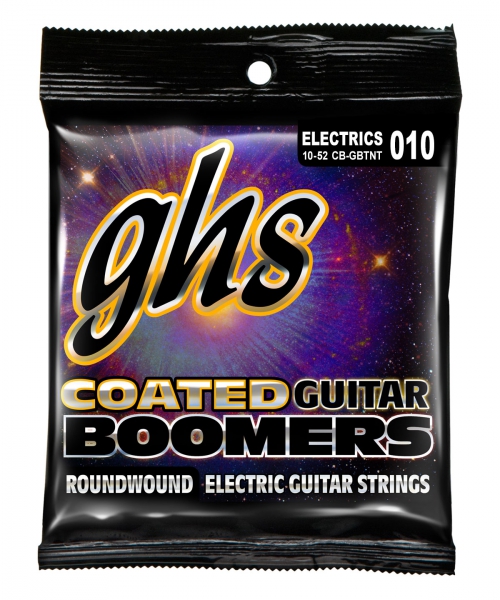 GHS Coated Boomers - Electric Guitar String Set, Thin and Thick, .010-.052