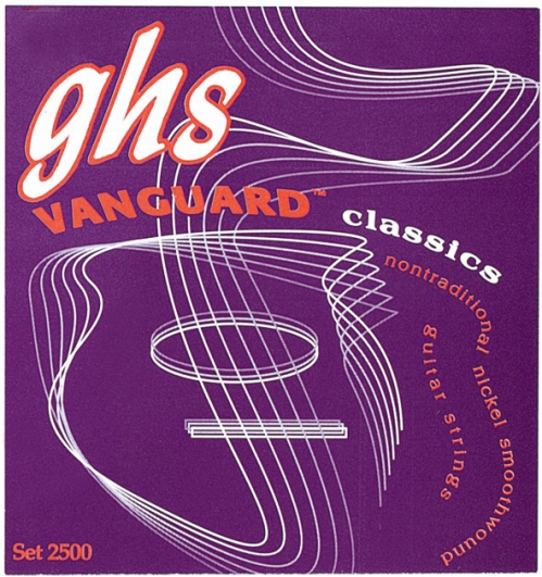 GHS Vanguard Classics - Classical Guitar String Set, Tie-On, High Tension, wound 3rd G-String GHS Vanguard Classics - Classical Guitar String Set, Tie-On, High Tension, wound 3rd G-String