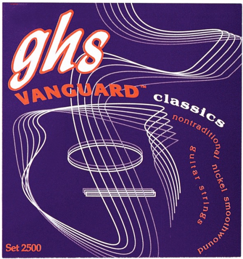 GHS Vanguard Classics - Classical Guitar String Set, Tie-On, High Tension, plain 3rd G-String GHS Vanguard Classics - Classical Guitar String Set, Tie-On, High Tension, plain 3rd G-String