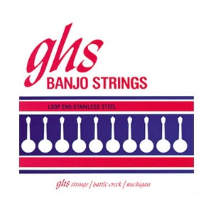 GHS Tenor - Banjo String Set, 4-String, Loop End, Tenor, Phosphor Bronze, Light, .009-.028