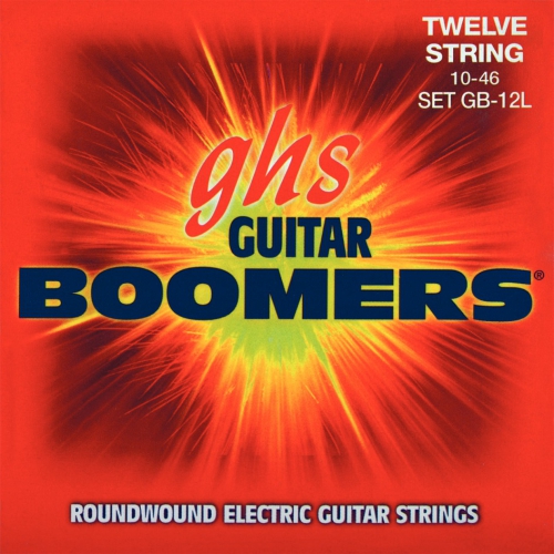 GHS Guitar Boomers - Electric Guitar String Set, 12-String Light, .010-.046