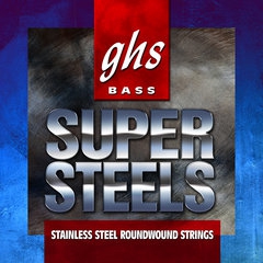 GHS Super Steels - Bass String Set, 4-String, Medium Light, .044-.102