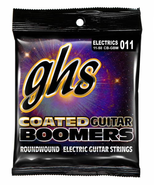 GHS Coated Boomers - Electric Guitar String Set, Medium, .011-.050