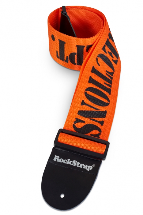 RockStrap Bass Strap - Dept. of Corrections - Nylon, orange, 80 mm wide