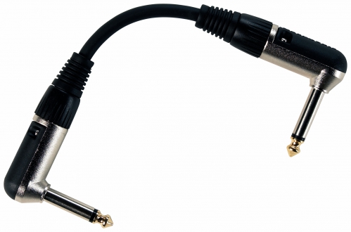RockCable 30111 D6 15 cm guitar cable with angled jack