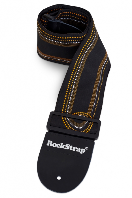 RockStrap Bass Strap - Simple - Nylon, black, 50 mm wide