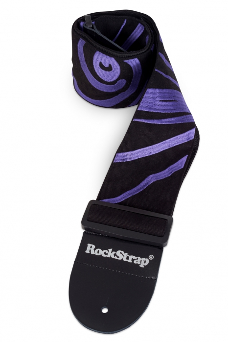 RockStrap Bass Strap - Koru - Nylon, black, 80 mm wide