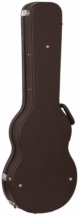 RockCase Standard Hardshell Case - Hollow Body Guitar curved shape, black Tolex