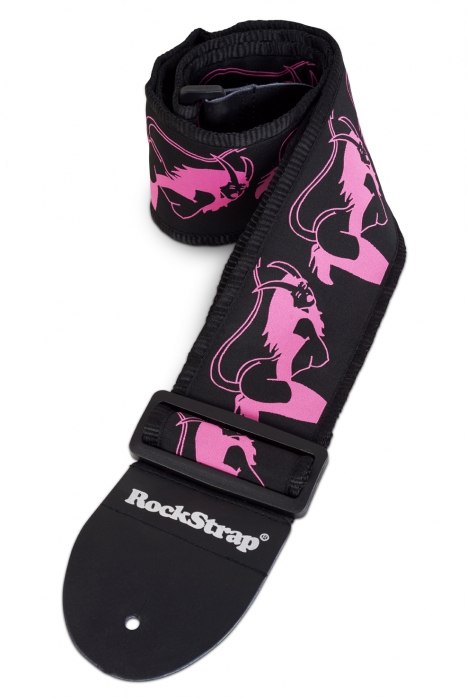 RockStrap Bass Strap - Shedevil - Nylon, black, 80 mm wide