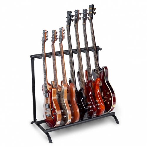 RockStand Multiple Guitar Rack Stand - for 7 Electric Guitars / Basses, Flat Pack