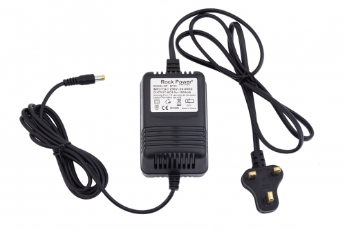 RockPower NT 15 - Power Supply Adapter, 9,5V AC, for Keyboards, UK plug RockPower NT 15 - Power Supply Adapter, 9,5V AC, for Keyboards, UK plug