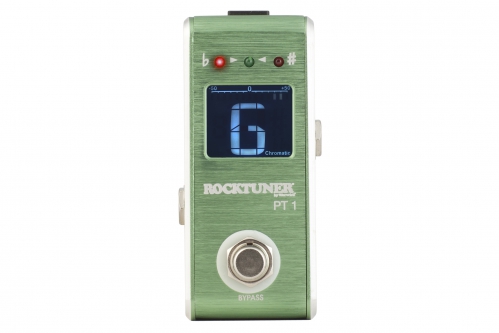 RockTuner PT 1 - Chromatic Pedal Tuner - Green Apple