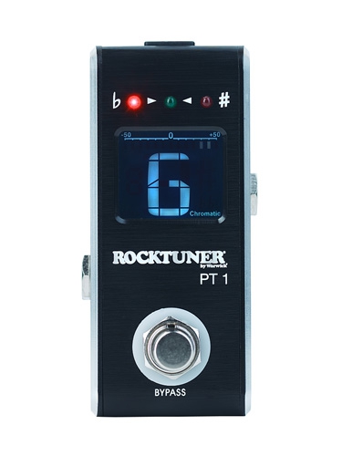 RockTuner PT 1 - Chromatic Pedal Tuner - Black