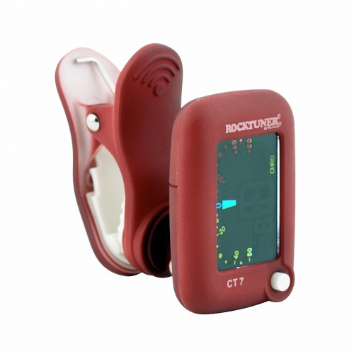 RockTuner CT 7 - Chromatic Clip-on Tuner - Red